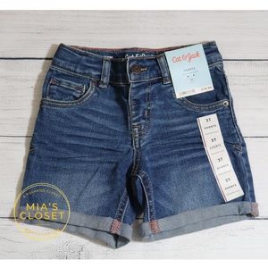 NWT Cat & Jack Jean Shorts 2T